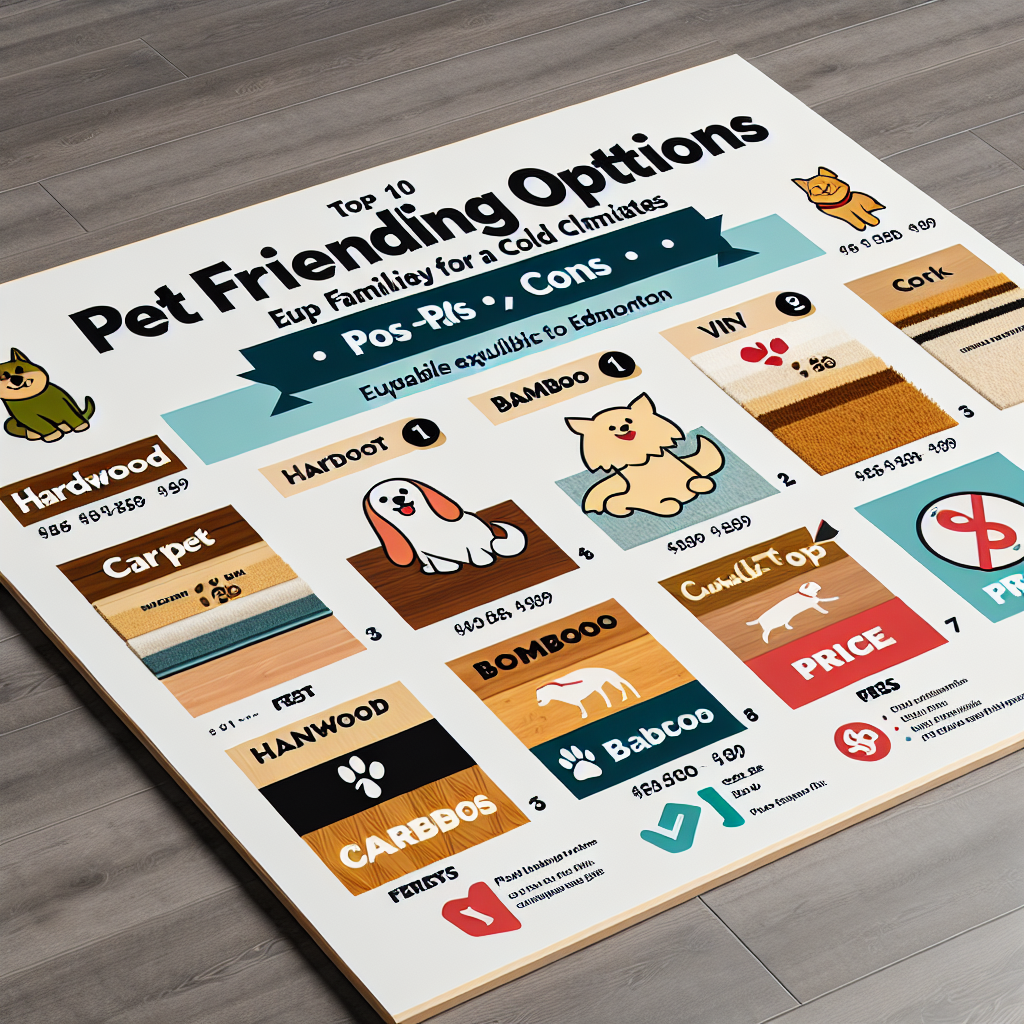 Top 10 Pet-Friendly Flooring Options for Edmonton Families (Pros, Cons & Prices)